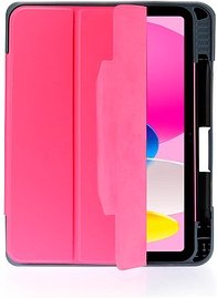 DEQSTER Rugged MAX Case Tablet-Hülle für Apple iPad 10. Gen (2022), iPad 10. Gen (2024) pink