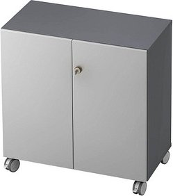 HAMMERBACHER Aktenschrank Profi, V228T2RA/G/5/SG graphit, grau 1 Fachboden 80,0 x 42,0 x 82,0 cm