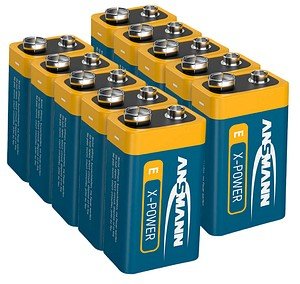 Thumbnail - ANSMANN Batterien X-POWER Alkali-Mangan E-Block 9,0 V, 10 St.
