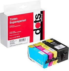 Thumbnail - dots schwarz, cyan, magenta, gelb Druckerpatronen kompatibel zu HP 920XL (C2N92AE), 4er-Set