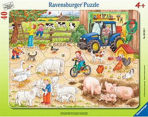 Thumbnail - Ravensburger Auf dem großen Bauernhof Puzzle, 40 Teile