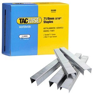 20.000 TACWISE™ Tackerklammern Typ 71/8mm, 0368 8 mm