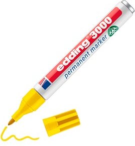 edding 3000 Permanentmarker gelb 1,5 - 3,0 mm, 1 St.
