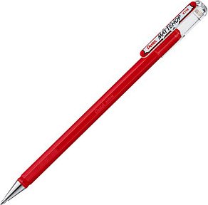 Pentel Mattehop Gelschreiber 0,5 mm, Schreibfarbe: rot, 1 St.