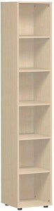 geramöbel Aktenregal ahorn 40,0 x 40,0 x 216,0 cm