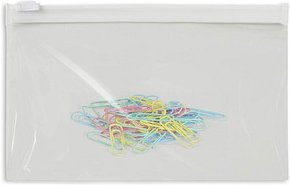 Topmatic® Gleitverschlussbeutel transparent/weiß 70 my, 1 St.