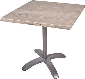 Garden Pleasure PICOS Bistrotisch hellbraun 80,0 x 80,0 x 74,0 cm