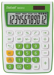 Rebell SDC912 Tischrechner grün/weiß