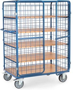 Thumbnail - fetra Etagenwagen 8583-3DE blau 83,0 x 136,9 x 180,0 cm