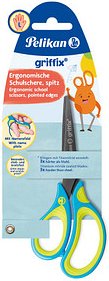 Pelikan Linkshänder-Papierschere griffix® blau-gelb 14,0 cm