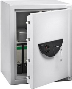 BURG WÄCHTER Sicherheitsschrank WS Office 802 K Sicherheitsstufe B nach VDMA 24992 lichtgrau 64,1 x 55,4 x 81,6 cm