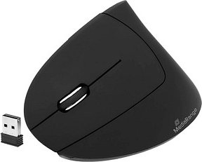 Thumbnail - MediaRange MROS233 Maus ergonomisch kabellos schwarz