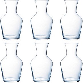 ARCOROC Karaffe Carafon Vin 1,12 l, 6 St.