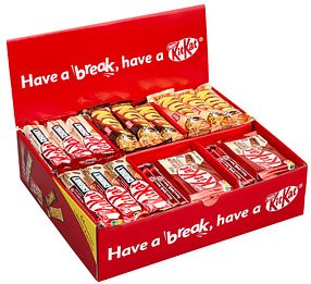 KitKat Sortimentskarton Schokoriegel 64 Riegel
