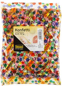 Idena Konfetti bunt 50,0 g