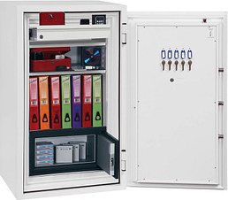 phoenix Tresor Data Combi mit Feuerschutz signalweiß 65,5 x 56,0 x 116,0 cm
