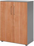 Thumbnail - HAMMERBACHER Aktenschrank 938T3, V938T3/G/N/BS grafit, nussbaum 2 Fachböden 80,0 x 42,0 x 110,0 cm