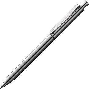 Thumbnail - LAMY Kugelschreiber st twin pen Multifunktionsstift silber, Schreibfarbe: schwarz, 1 St.