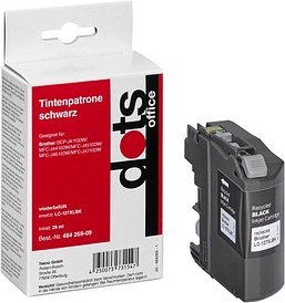 Thumbnail - dots schwarz Druckerpatrone kompatibel zu brother LC-127XLBK