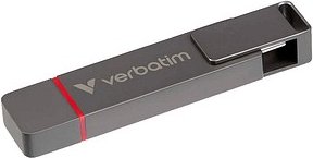 verbatim USB-Stick Dual QuickStick grau 256 GB, 1 St.