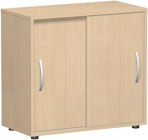 geramöbel Schiebetürenschrank Flex, S-382501-BB buche 1 Fachboden 80,0 x 40,0 x 75,2 cm