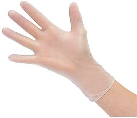 Thumbnail - Ulith unisex Einmalhandschuhe transparent Größe L, 100 St.
