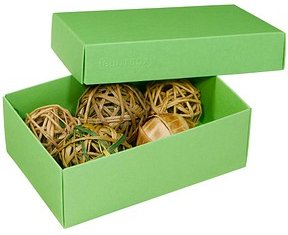 BUNTBOX M Geschenkboxen 1,1 l grün 17,0 x 11,0 x 6,0 cm, 3 St.