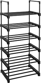 SONGMICS Schuhregal schwarz 45,0 x 30,0 x 106,0 cm, 1 St.