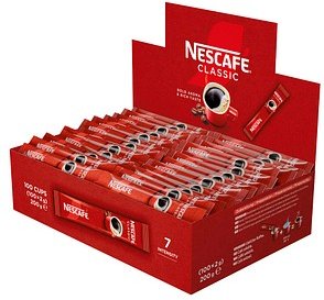 NESCAFÉ Kaffeesticks Instantkaffee, kräftig, 100 Stück