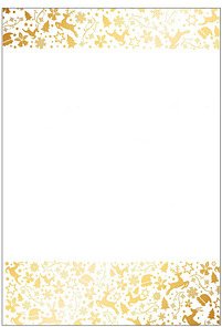 LUMA Motivpapier Goldregen Motiv DIN A4 100 g/qm 50 Blatt