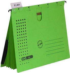 5 ELBA Personalhefter chic ULTIMATE Karton grün 5 x kaufmännische Heftung