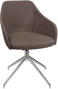 Thumbnail - Topstar Besucherstuhl Sitness Life 2.1 SLE2110-KC8 dunkelbraun Stoff