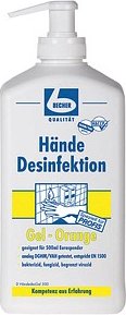 Becher Händedesinfektionsgel 0,5 l