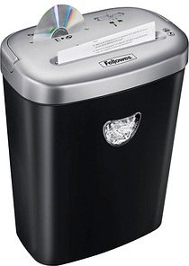 Thumbnail - Fellowes Powershred 53C Aktenvernichter mit Partikelschnitt P-4, 4 x 35 mm, bis 10 Blatt, schwarz