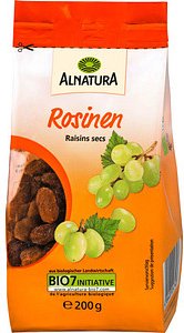 ALNATURA Bio Rosinen Trockenfrüchte 200,0 g