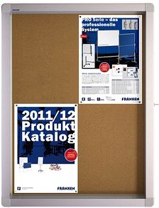 Thumbnail - FRANKEN Schaukasten ECO silber 4x DIN A4 53,0 x 4,5 x 70,4 cm, 1 St.