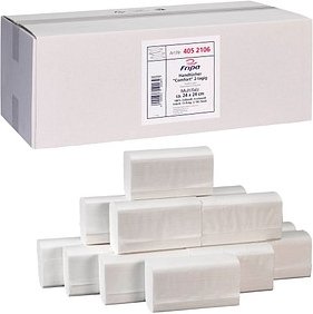 FRIPA Papierhandtücher 4052106 Comfort Zick-Zack-Falzung 2-lagig 2.250 Tücher
