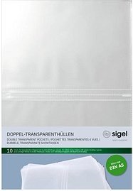 Thumbnail - 10 SIGEL Sichthüllen Speisekarten DIN A5 transparent glänzend 70 µm