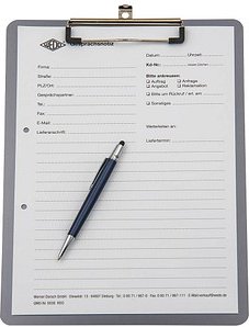 WEDO Klemmbrett 578155 DIN A4 gun Aluminium, 1 St.