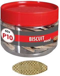 TOX BISCUIT WOOD P10 015260241 Flachdübel, 60 St.
