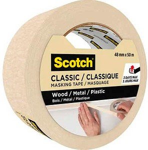 Scotch CLASSIC Kreppband beige 48,0 mm x 50,0 m 1 Rolle