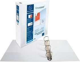 Thumbnail - Exacompta Kreacover Ringbuch 4-Ringe weiß 9,0 cm DIN A4, 1 St.