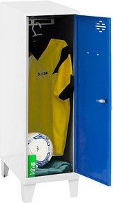 Simonrack Spind SIMONLOCKER DISM SINGLE weiß, blau 8425437120381, 1 Schließfach 30,0 x 50,0 x 101,5 cm