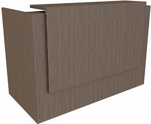 Quadrifoglio Empfangstheke gerade, eukalyptus 166,0 x 88,0 x 113,0 cm