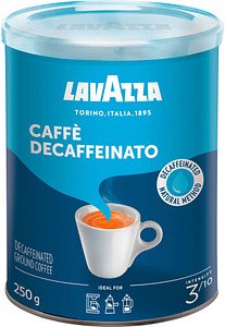 Thumbnail - LAVAZZA Caffé Decaffeinato entkoffeiniert Kaffee, gemahlen, Arabica- und Robustabohnen mild, 250,0 g