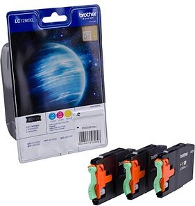brother LC-1280XLC/M/Y cyan, magenta, gelb Druckerpatronen, 3er-Set