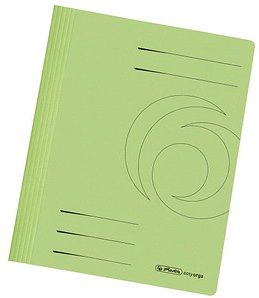 Thumbnail - herlitz Schnellhefter easy orga Karton hellgrün DIN A4, 10 St.