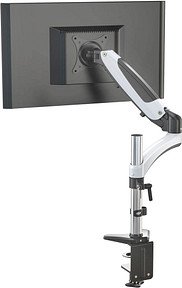 ergoleben Monitor-Halterung GS130TK EL0002 weiß, schwarz, silber für 1 Monitor, Tischklemme