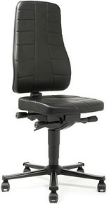 bimos Arbeitsdrehstuhl All-In-One schwarz Kunstleder