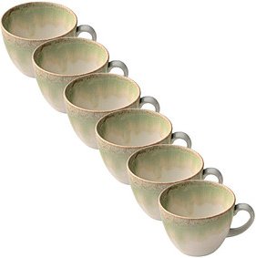 Thumbnail - HEART & SOUL Kaffeetassen Perfect Match Thyme hellgrün 0,21 l, 6 St.